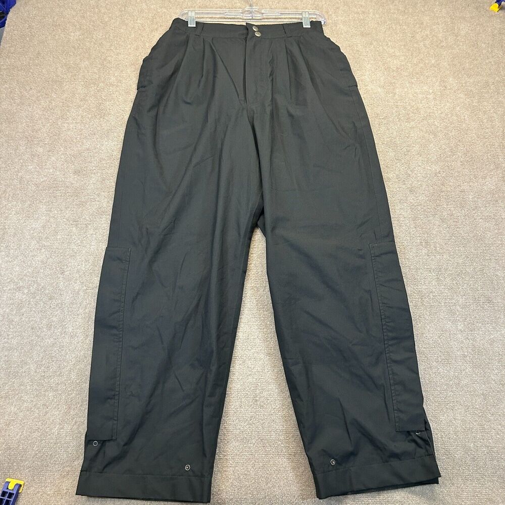 Zero Restriction Waterproof Golf Pants Women's Medium Black Gore-Tex Ankle Zip